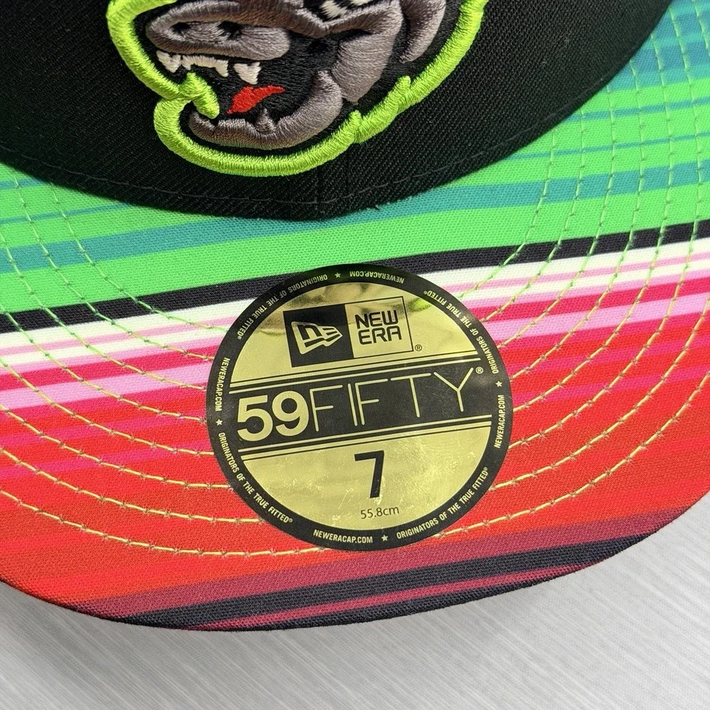 Round‎ Rock Express Chupacabras New Era 59FIFTY Hat 7 MiLB Fitted Serape Brim
